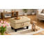 Repose-pieds rembourré en flanelle avec repose-pieds Athiste-1662927518