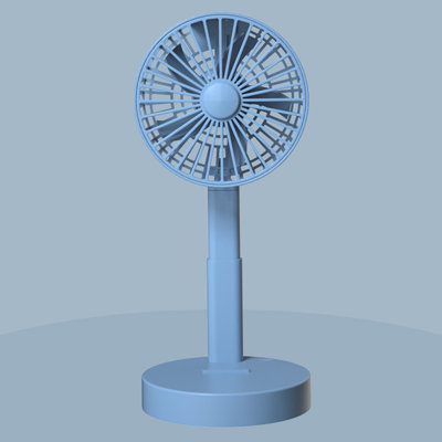 Kbndieu Vertical Foldable Telescopic Charging Fan, Minimalist, Mini Portable Desktop, Soft Wind Student Dormitory