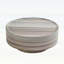 Table basse ronde de 31,5 pouces avec texture de pierre naturelle, idéale pour le salon et les après-midi confortables, durable et élégante