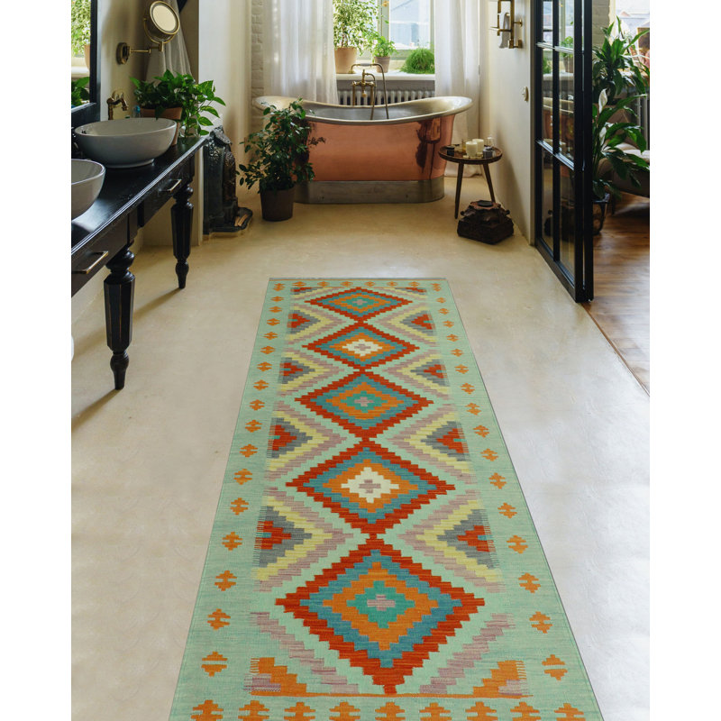 Bobbee Wool Geometric Indoor Rug