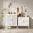 NO LOCK, Metal Storage Cabinet with 2 Doors and 2 Adjustable Shelves, Steel Storage Cabinet, Metal File Cabinet for Home Office School Gym