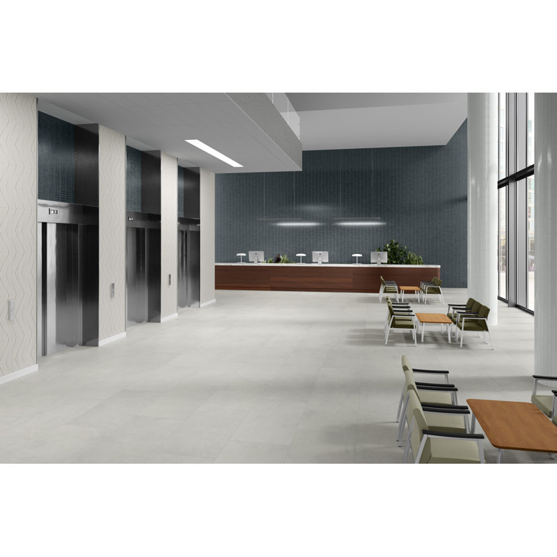 Newtro 12 x 12 Ceramic Decorative Accent Tile, Navy