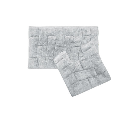 Bombay Cotton Non-Slip Bath Rug Set