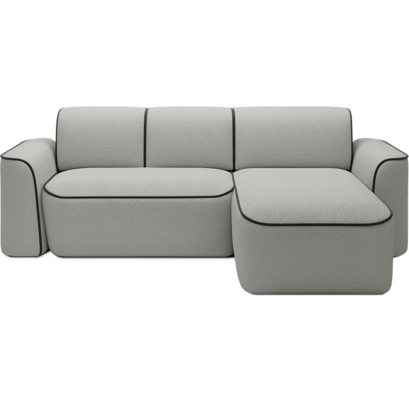 Bartle 4 Seater Corner Sofa , Right Hand Facing, Dark Grey