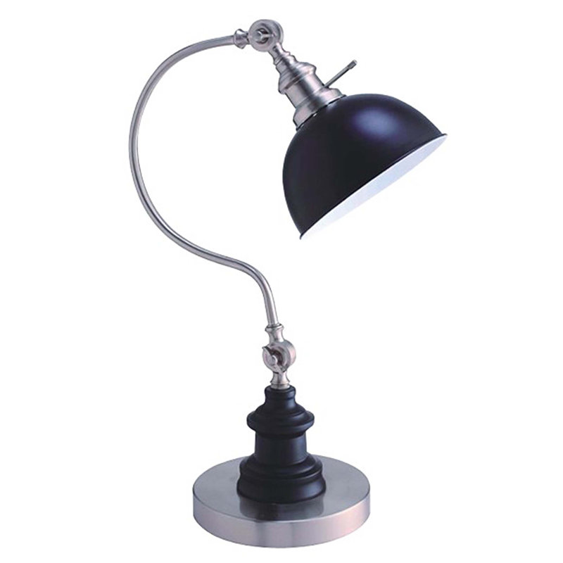 Lampe de table style industriel 1Pc, Bronze frotté à l'huile