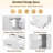 60" Bathroom Vanity Set with Double Vanities-1006634416