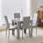 Grey Leather Line Chairs#4 is out of stock