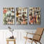Stacked House I, ensemble de 3 pièces encadrées sur toile-97946741-97946744