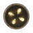 4-Light matte black dimmable industrial ceiling lamps