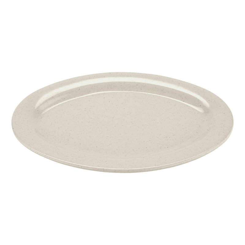 G.E.T. TraditionalPlattersOval Melamine Platter, Ivory