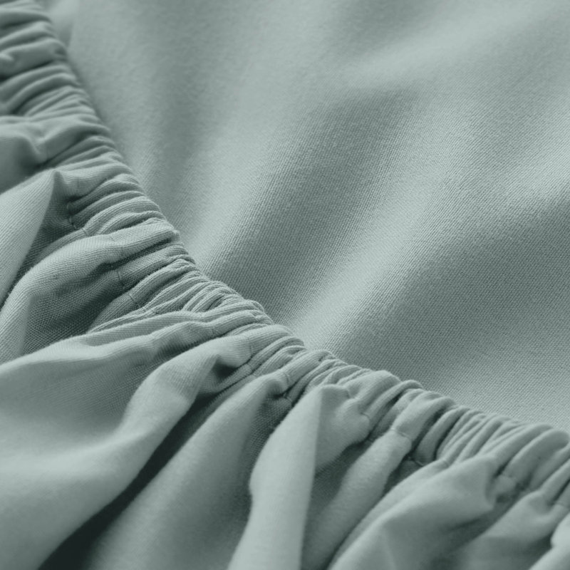 Microfiber Fitted Sheet, Full Fitted Sheet, Sea Spray