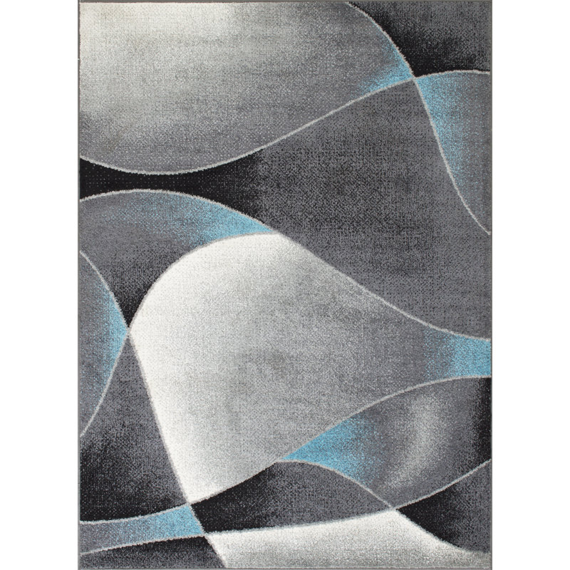 Hartlepool Abstract Indoor Rug, Rectangle 5' x 7'