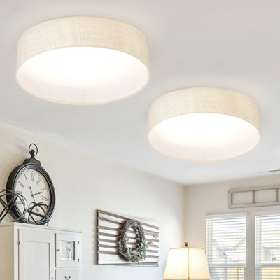 12 Inch Dimmable Led Flush Mount Ceiling Light Fixture Set Of 2