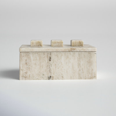 Samia Marble Box with 3 Knobs