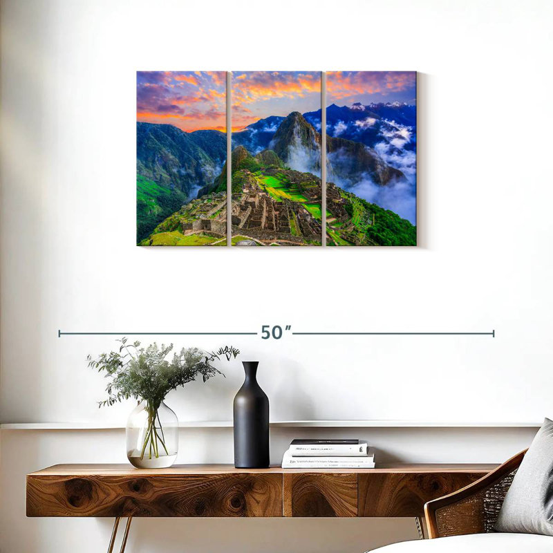 Lilie Inca City Machu Picchu, 20" H x 33" W