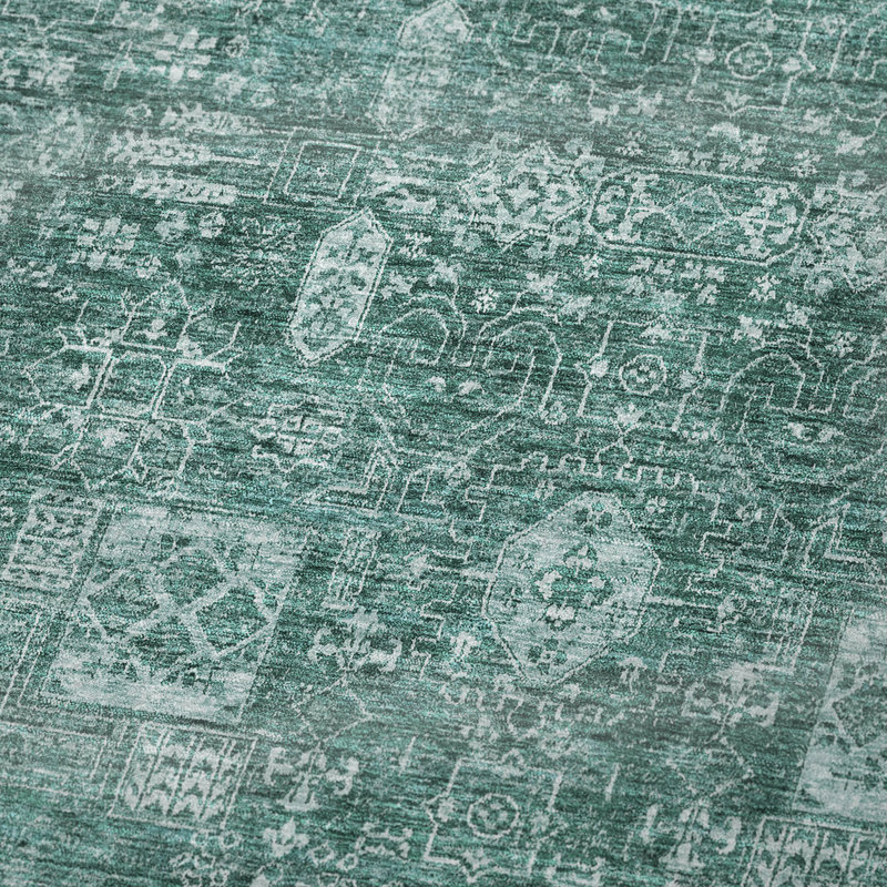 Jeté Addison Sherpa Tribal Medallion, Bleu sarcelle oriental 2