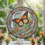 Vitrail papillon vitrail ， 7,8H-1229506904