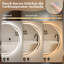 Wall mirror bathroom mirror round LED with lighting touch dimmable-703587213