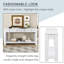 Console / canapé avec tiroirs de rangement et tablette inférieure pour le vestibule-104247989