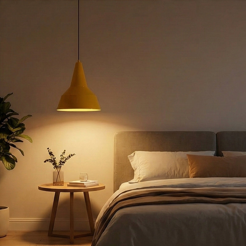 Luminaire suspendu simple à hauteur réglable