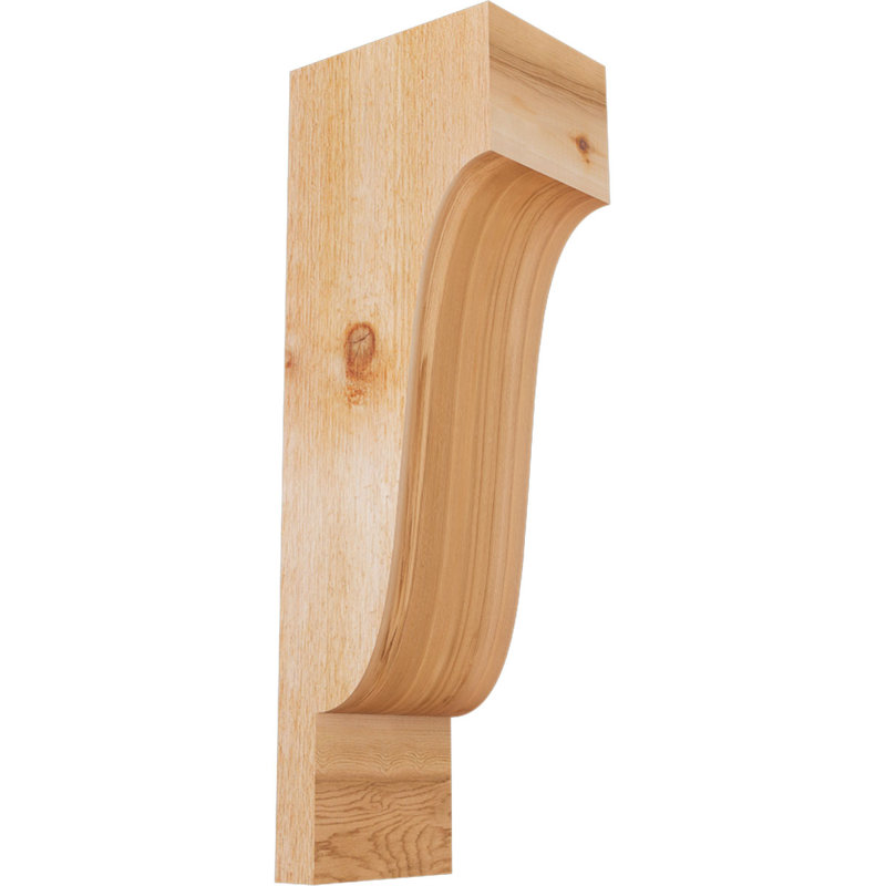 Corbeau rouge foncé Westport l 6 po x P 8 po x H 24 po Newport, H 24 po x l 6 po x P 8 po, Cèdre rouge, Sciage brut