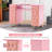 Ashayra Nail Desk with Cabinet and Drawer Upholstered Pad-13984261