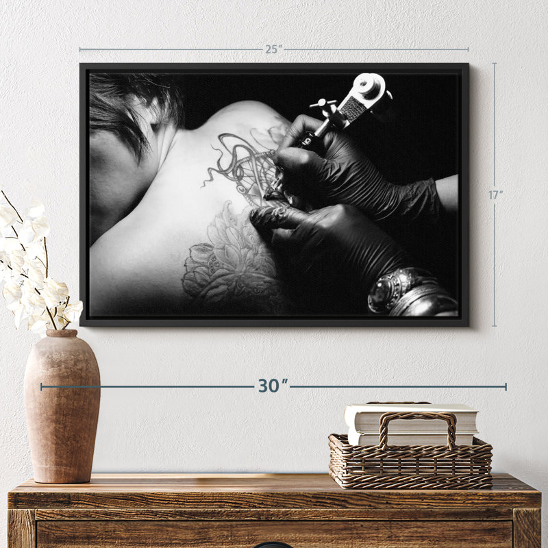 Tattoo Canvas Print, 17" H x 25" W
