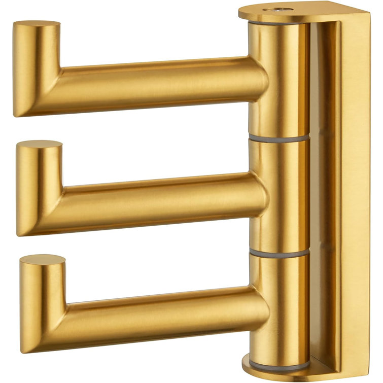 1 Pack Multi-arm Rotatable 304 Stainless Steel Hook, Flexible Storage, Wall mounted Design