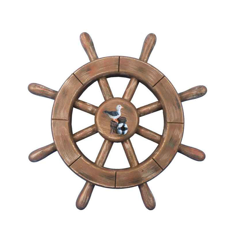 Abstract Wall Decor on Wood, Brown
