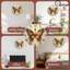 Horloge murale papillon