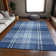 Premium Machine Washable Prisco Navy Rug