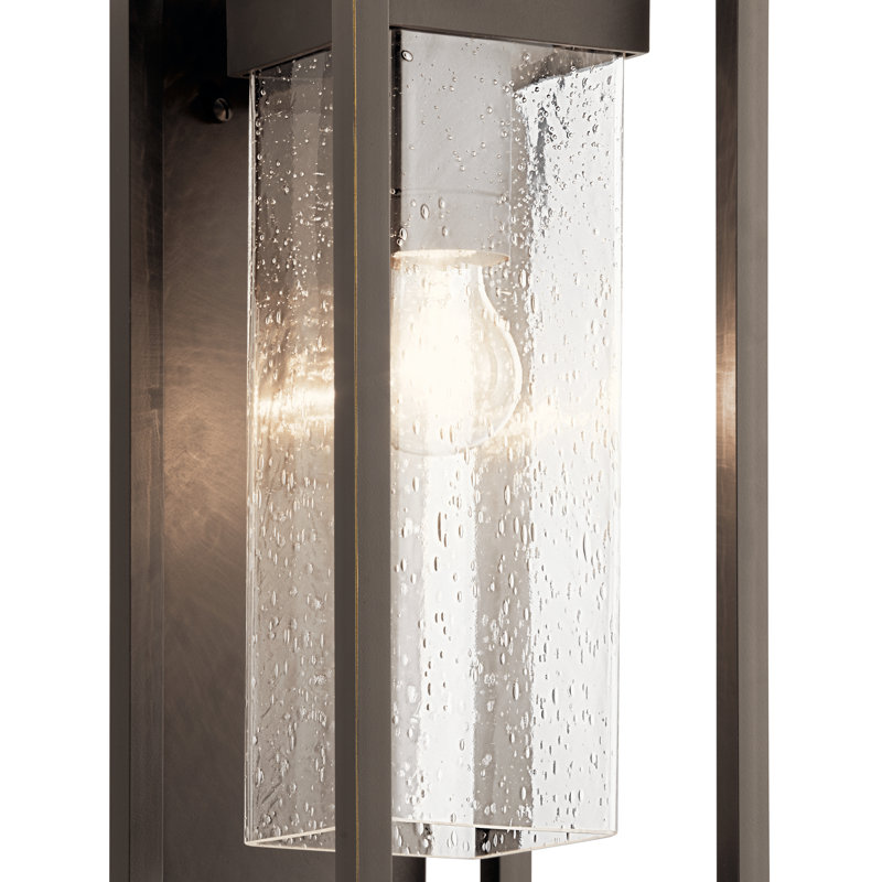 Harjeevan Wall Light, Olde Bronze, 16" H x 7" W x 7" D