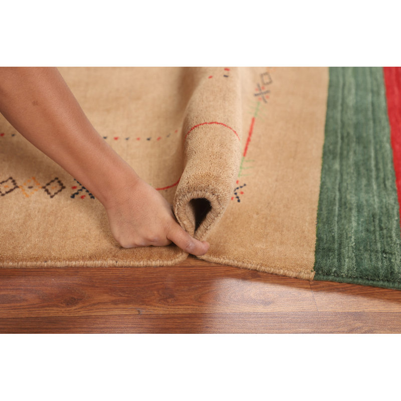 Tapis décoratif rayé Gabbeh
