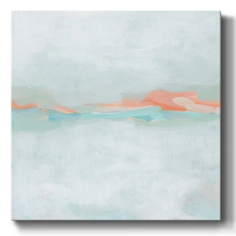 Toile tendue Coral Horizon I-Gallery, H 24 po x l 24 po x P 1,5 po
