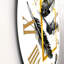 Cadre doré et plumes - horloge murale bohémienne et éclectique-60281283