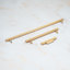Reeded T-Bar Handles & Coordinating Pull in Multiple Finishes-120875131-124870540