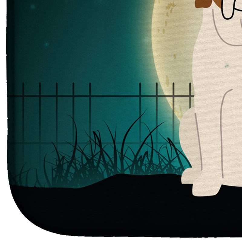 Tapis de séchage saint bernard halloween