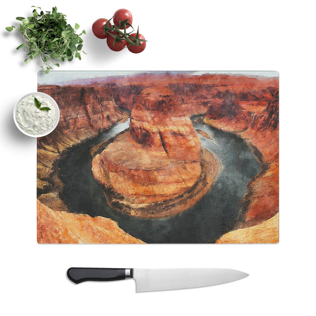 Horseshoe Bend in the Grand Canyon Vol.2 Painting Chopping Board
