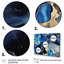 Bleu et or, art abstrait fluide de luxe V - fractales, art mural-857562545-857562550