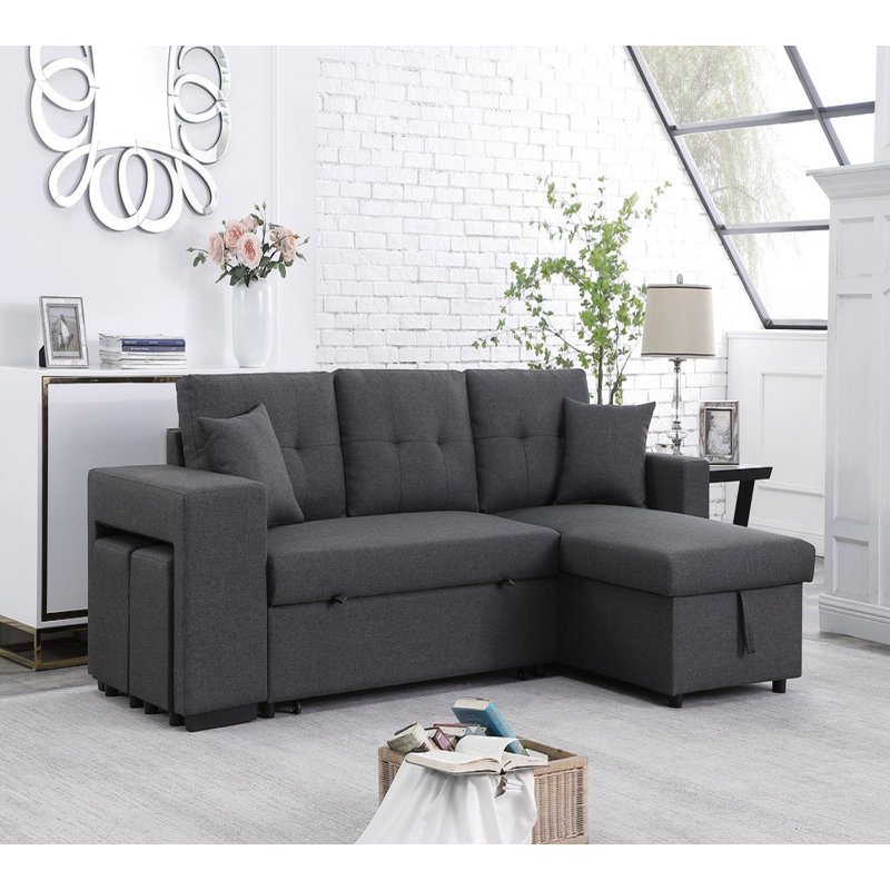 Upholstered L-Shaped Sectional Right Hand Facing
