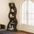 69.8" Industrial Luxe Bookshelf with Heavy-Duty Metal Frame, Premium High-End Furniture-949932709-979723162