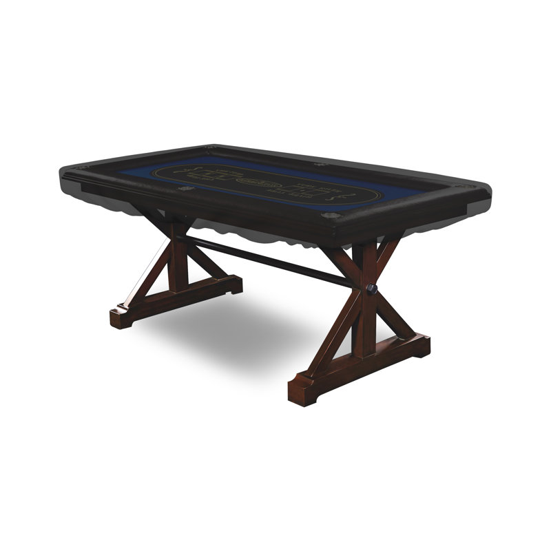 Housse de table de poker intérieure / extérieure haute densité, couverture de table de jeu rectangulaire pour patio