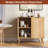 Ato 31.5’’ Sideboard Storage Cabinet With Doors & Shelves-1385647529