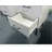 2-Drawer Nightstand With Metal Legs And Handles, Modern Minimalist Design For Compact Spaces