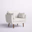 Fauteuil club en polyester 37,5 po Arleaner-668211762