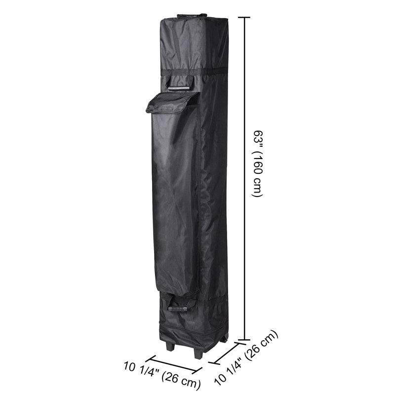 Yescom Black Storage Bag, 62.9" H x 10.2" W x 10.2" D