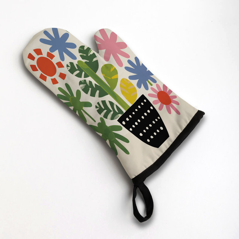 Flora Flow Oven Mitt Cotton Twill