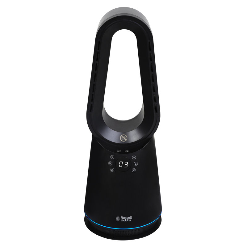 Russell Hobbs RHCBLDL3IN1B, Bladeless Heat and Cool Fan in Black