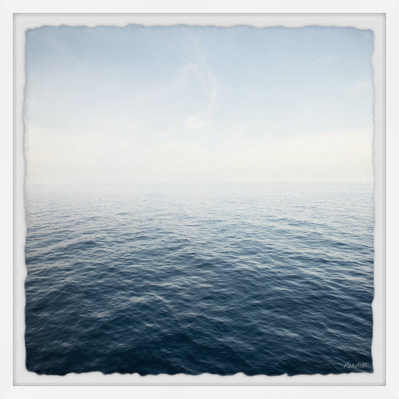 Rippling Ocean - Single Picture Frame Print, 81cm H x 81cm W x 3.81cm D