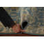 Tapis de couloir bleu Oushak